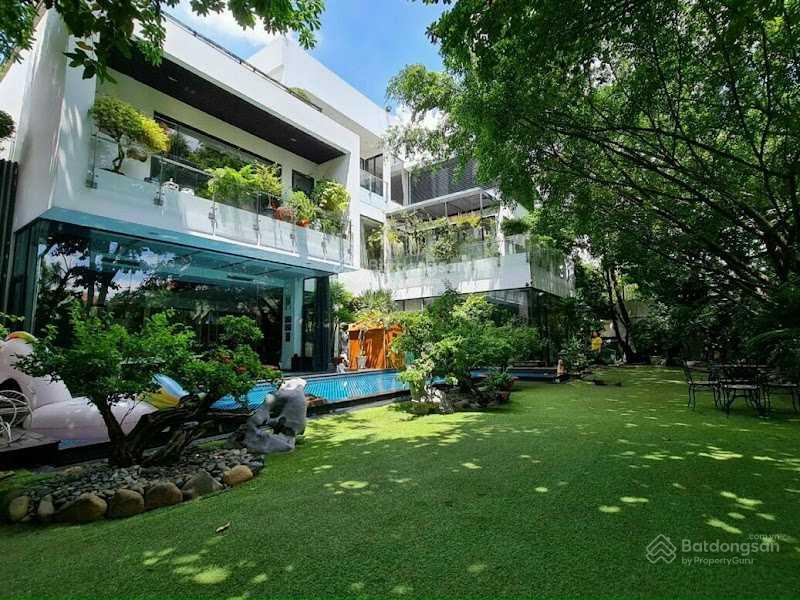 Cần bán gấp biệt thự hồ bơi rất đẹp Phường Thảo Điền, Quận 2: DT 500m2; 3 tầng Full NT chỉ 95 tỷ TL