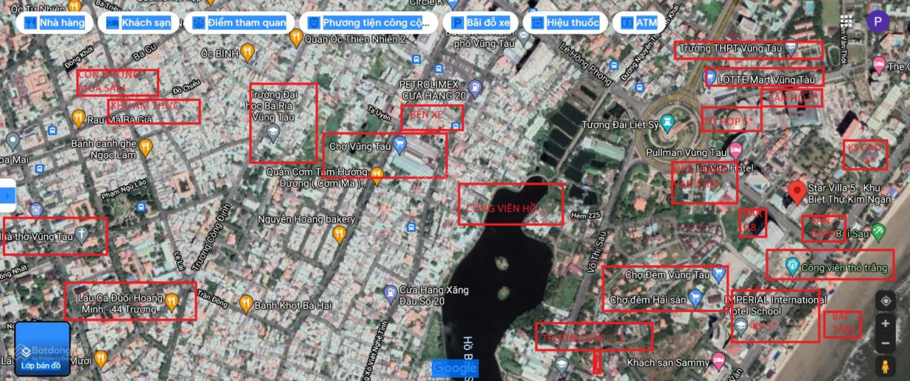 Cần tiền bán nhanh lô đất gần 1000m2 (30 x 35m) MT đường Bãi Trước Vũng Tàu XD 9 tầng giá 125 tỷ