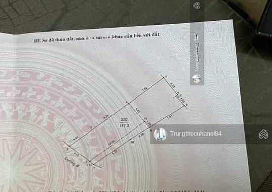 Cần tiền giảm sâu bán gấp mảnh đất, ô tô, phố Dịch Vọng, xây ở hoặc cho thuê thì quá đỉnh