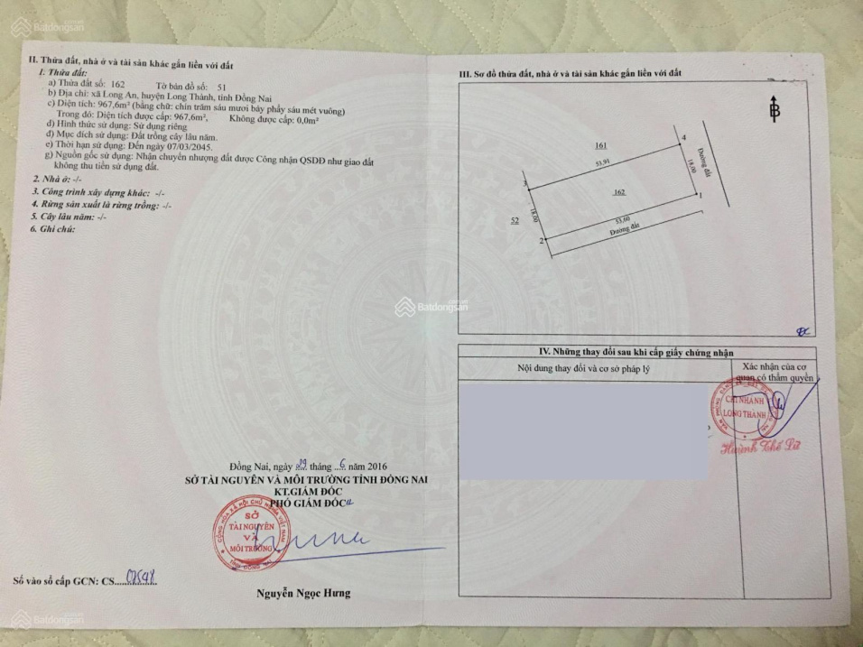 Chính chủ giảm 500tr MT lô góc đường Giải Phóng sân bay Long Thành, xã Long An, H Long Thành