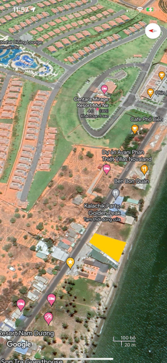 Đất mặt biển Huỳnh Thúc Kháng, khu phố tây gần NovaHill giá siêu rẻ chỉ 24tr/m2