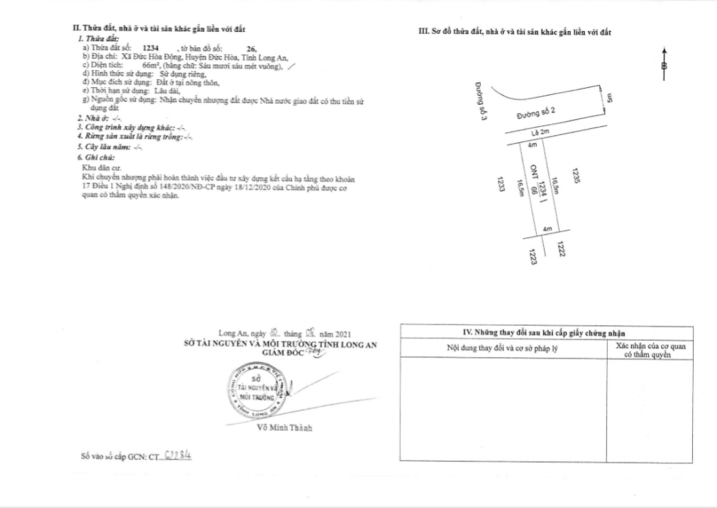 Khách gửi bán nhanh nền A - 18 khu dân cư An Nông 2, MT Tỉnh Lộ 10 giá rẻ, sổ hồng bao sang tên