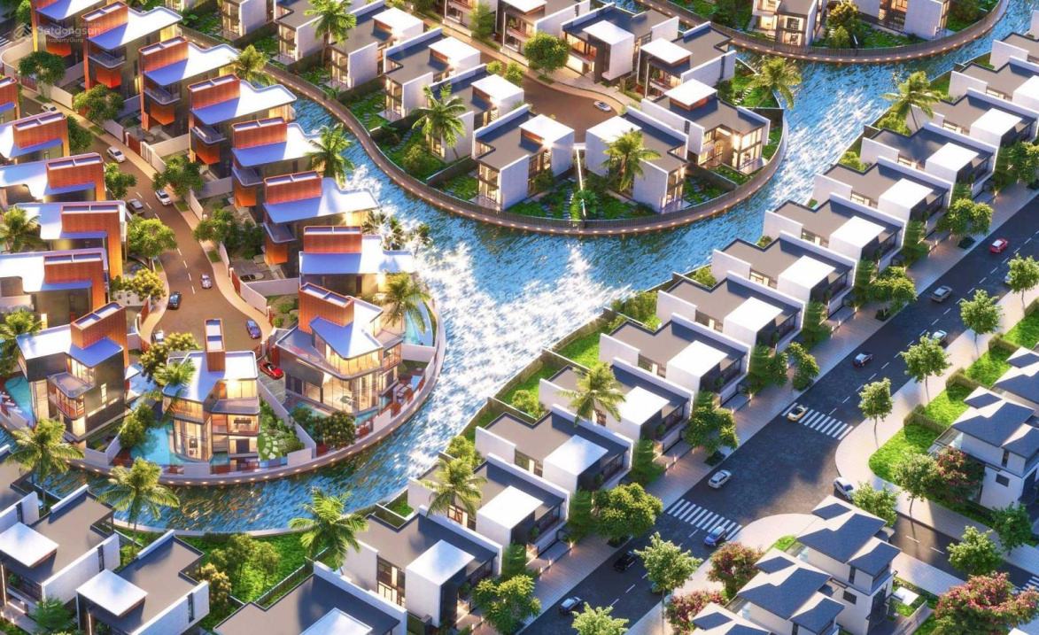 Nắm chủ căn góc mặt kênh rộng nhất - biệt thự Đà Nẵng 3 tầng có hồ bơi - rẻ hơn CĐT 4 tỉ