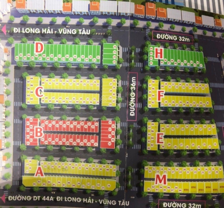 Nhà đất Long Điền Tỉnh Lộ 44A Sea Dragon. Mua bán nhanh