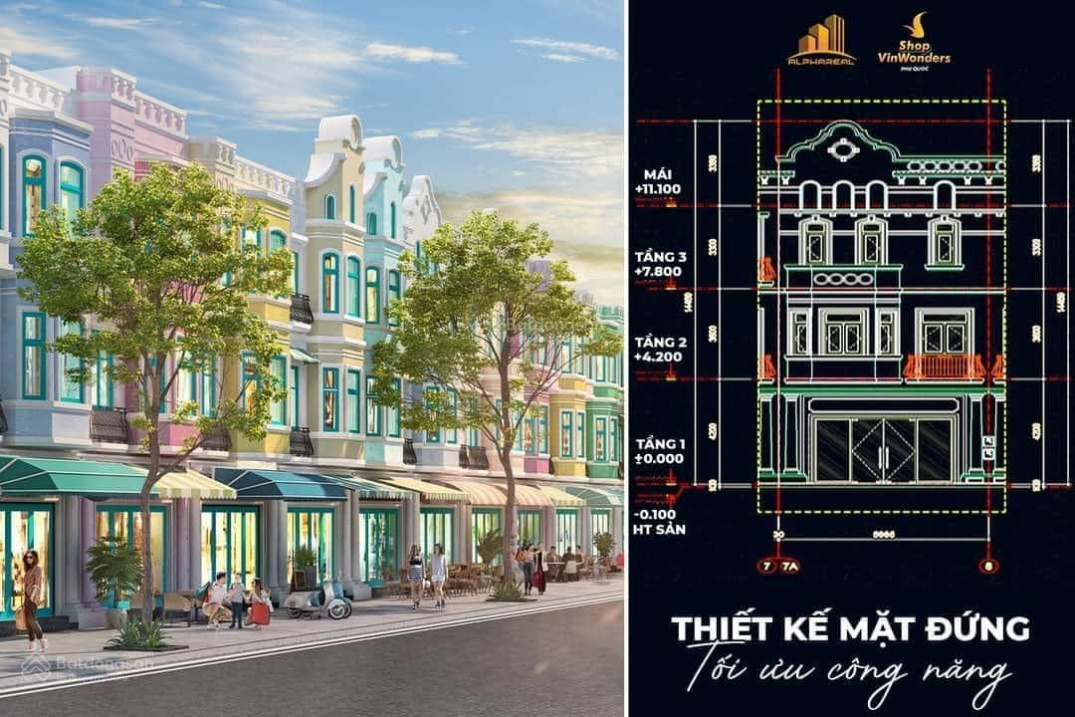 Nhà mặt phố Vingroup ngang 6m - giá 9,2 tỷ - đảm bảo giá trị tăng phi mã