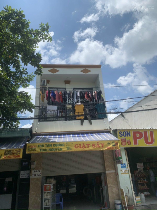 Nhà mặt tiền chợ Trần Quang Cơ DT 4x19m, 01 lầu, Hiệp Thành, Q. 12