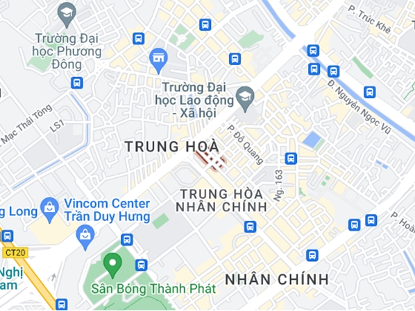 Ngõ 190 Cầu Giấy trên bản đồ