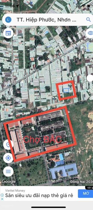 Tổng diện tích 900m2 đường ô tô, cách chợ Bắc 100m đang cho thuê full phòng 40tr. LH 0966 167 676