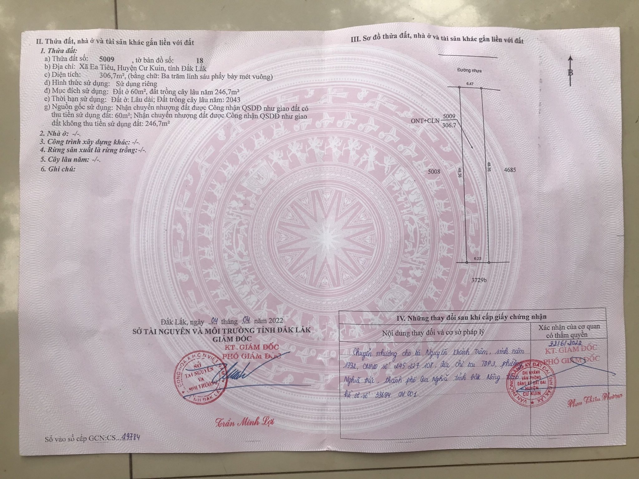 CHÍNH CHỦ BÁN LÔ ĐẤT CƯ KUIN - ĐĂK LĂK