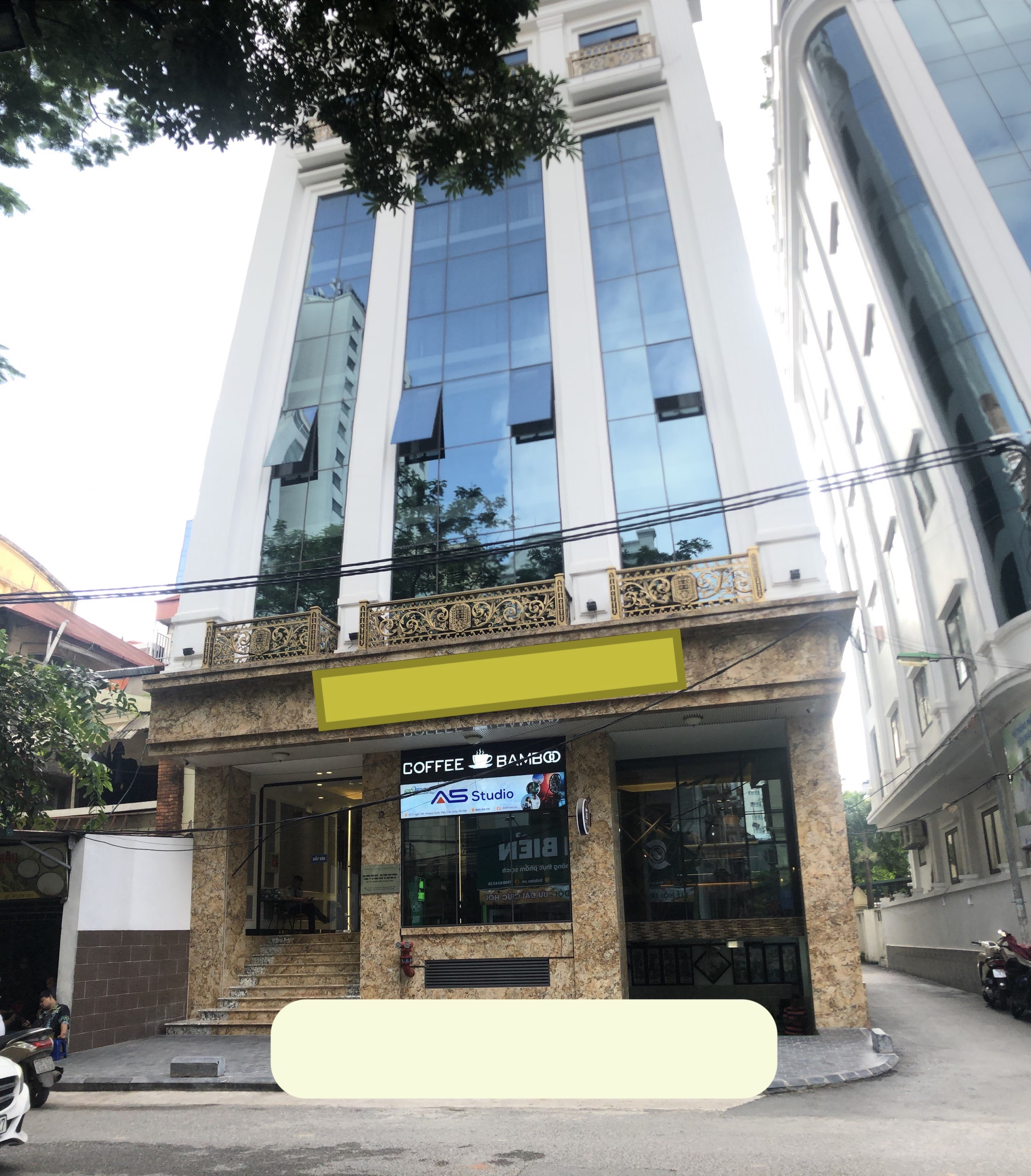 Bán tòa nhà văn phòng Trần Duy Hưng, Hoàng Đạo Thúy 120m2 x 8T MT25m, lô góc giá nhỉnh 50 tỷ