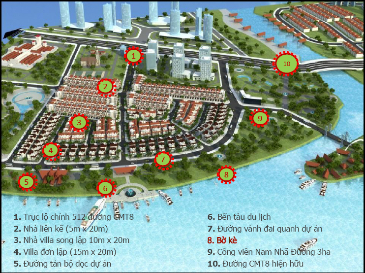 Tiện ích nội khu tại Khu đô thị An Bình Hồng Phát