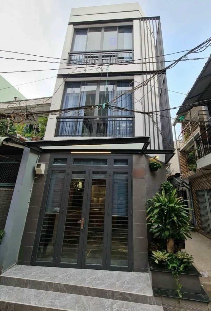 Bán Nhà Lê Đức Thọ Gò Vấp 28m2 3 Tầng Lô Góc Mới Ở Ngay 3 tỷ 8 Hẻm Thông