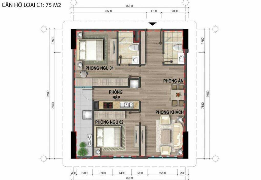 nha o cho can bo chien sy bo cong an 1642109 4