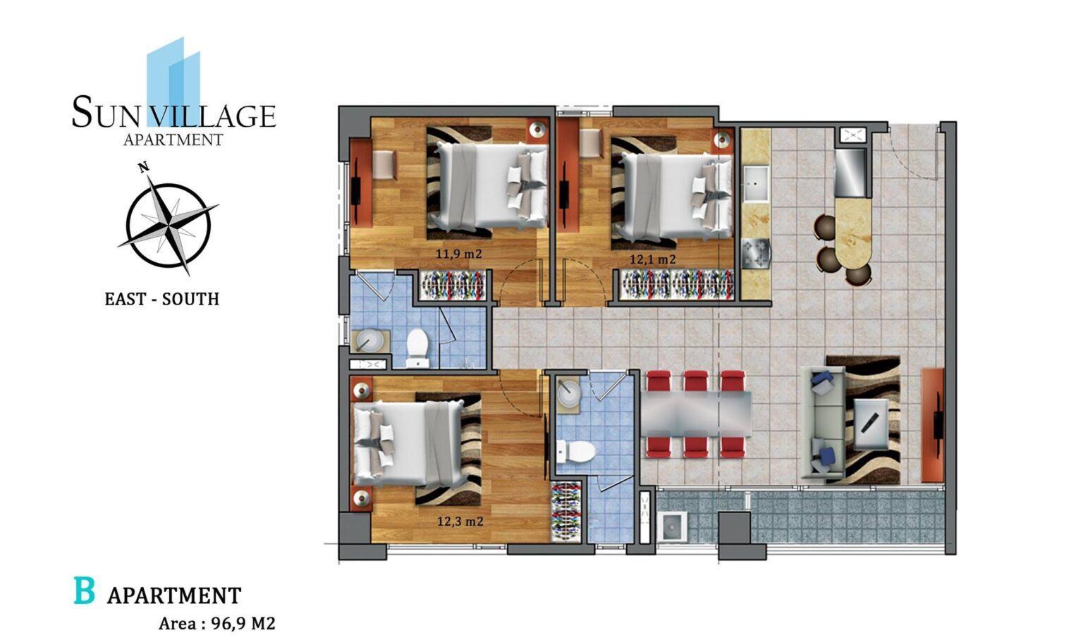 sun village apartment 1641161 6