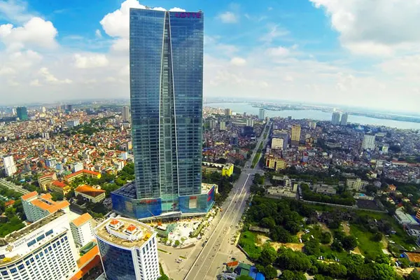 Vị trí của toà nhà Lotte Center Hà Nội toa nha lotte center ha noi 2
