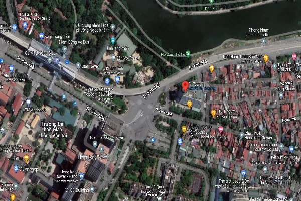 Vị trí của tòa nhà V Tower 649 Kim Mã toa nha V Towee 649 kim ma 4