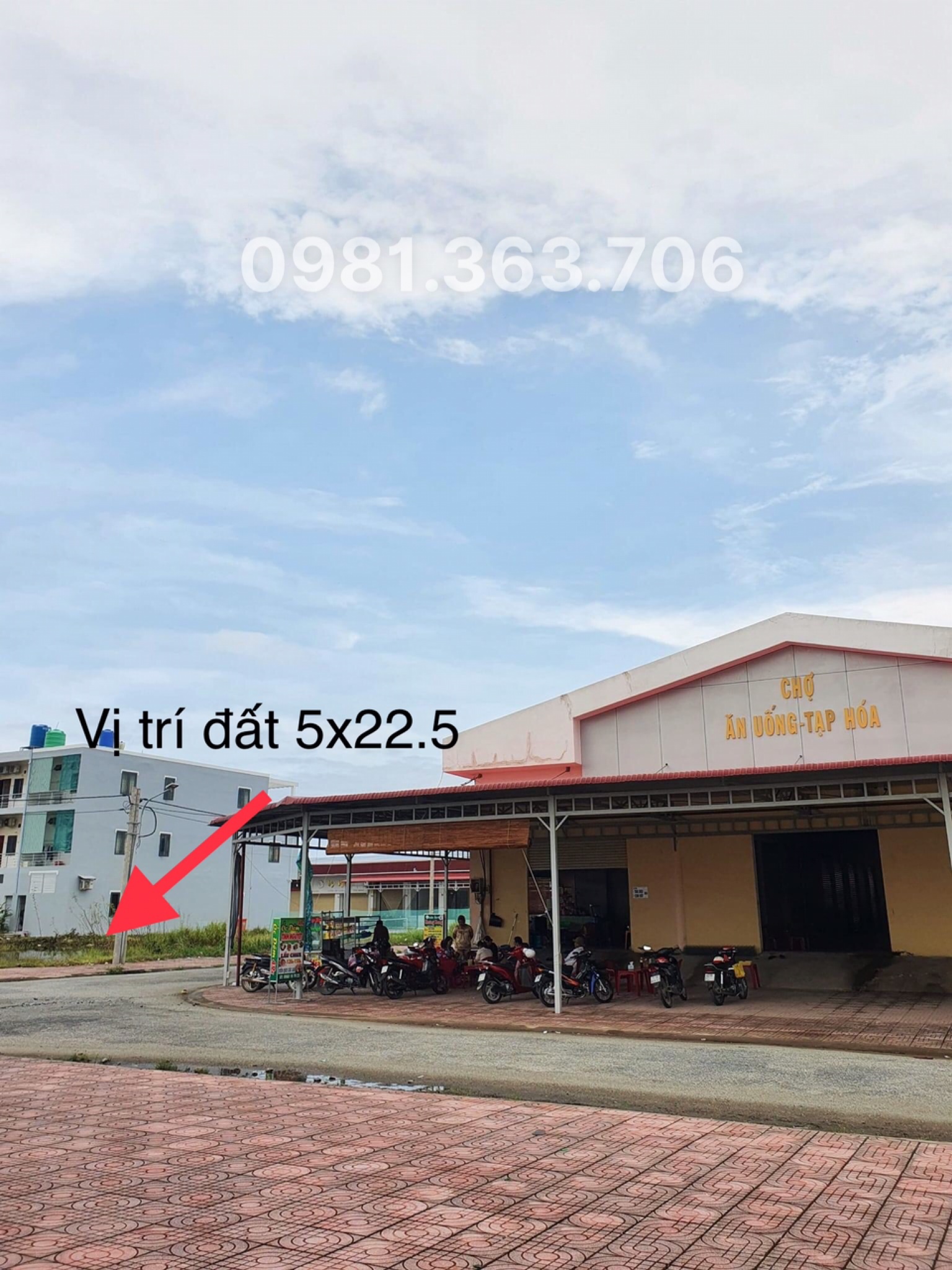 Chính Chủ Cần Bán Nền 112,5m2 Đối Diện Chợ Tạp Hoá Ăn Uống Ngay Khu Chợ Mới Thạnh Phú