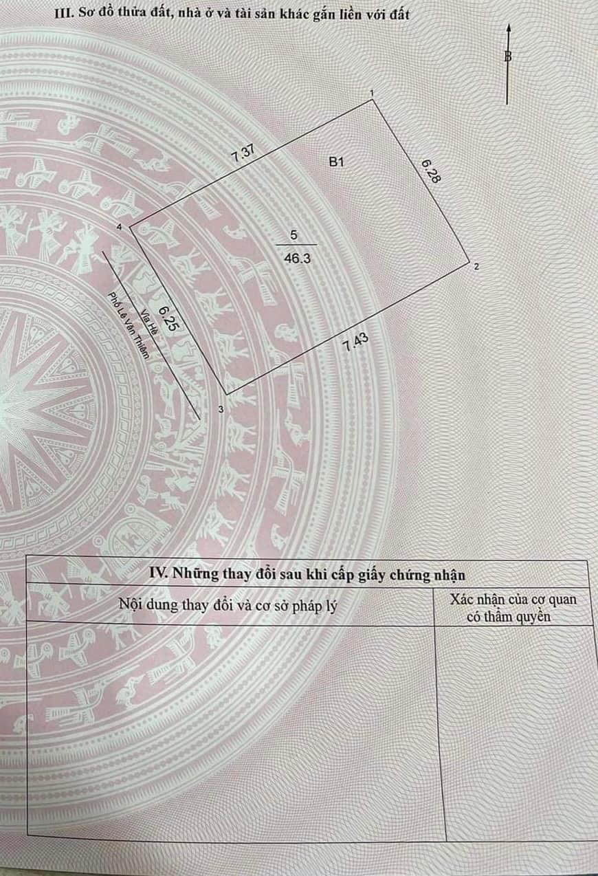 Lê Văn Thiêm Thanh Xuân. Mặt Phố. 7 Tầng Thông Sàn Thang Máy, MT 6.25m. Giá 29 Tỷ