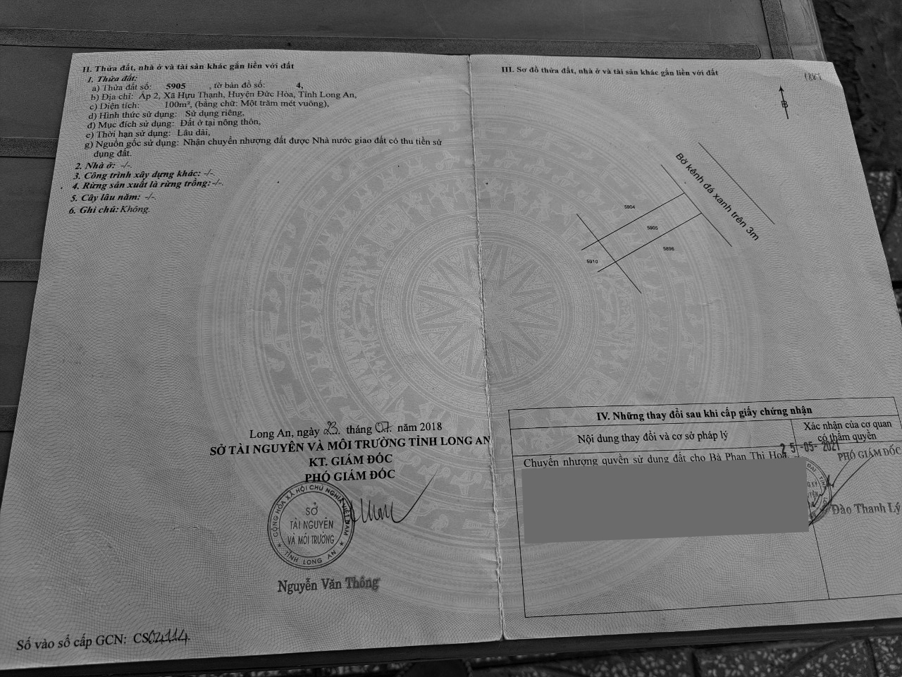 Đất khu dân cư An Nông 7,Đức Hòa, hàng đẹp, giá tốt,sổ hồng riêng