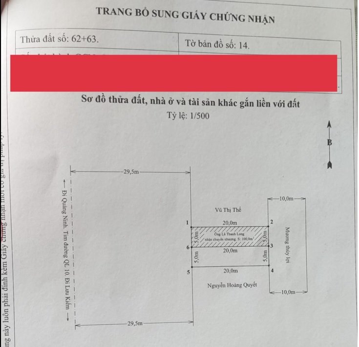 bán đất vuông vắn vị trí đẹp mặt tiền đường 10 Xã Gia Minh, Thủy Nguyên, Hải Phòng.