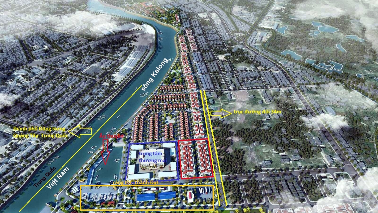 ĐẤT NỀN TỰ XÂY TRUNG TÂM TP MÓNG CÁI - GIÁP CỬA KHẨU QUỐC TẾ.