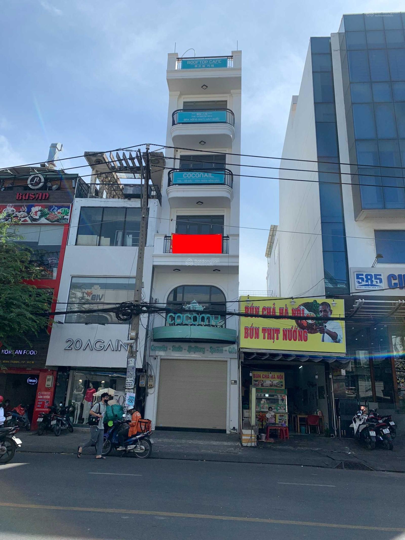 Cho thuê căn hiếm hoi đường Nguyễn Gia Trí (D2) Quận Bình Thạnh DT 4x20m 5 tầng thang máy giá 95tr