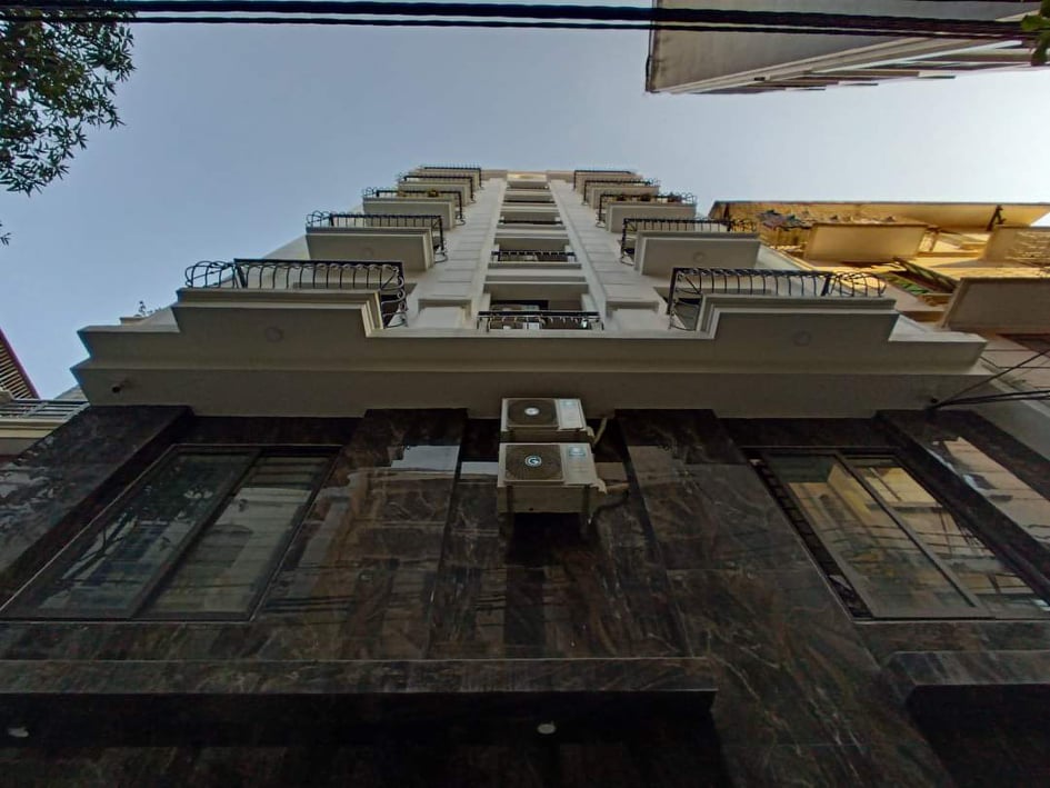 Bán nhà Nguyễn An Ninh 115m2 mt 6m xây 8 tầng thang máy cho thuê 180tr/tháng