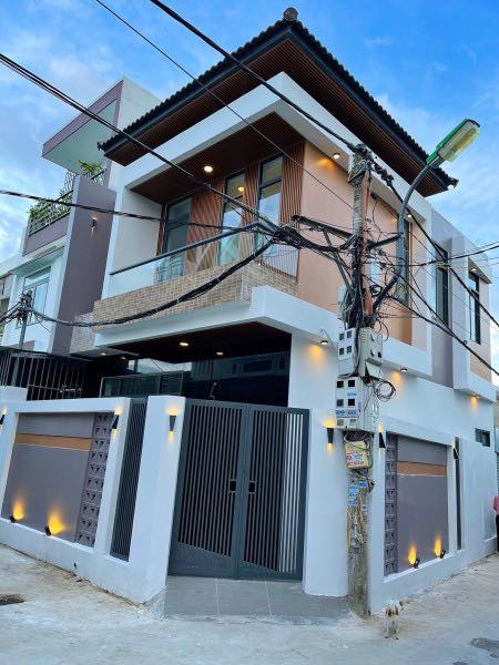 BÁN NHÀ 2 TẦNG MỚI ĐẸP 2 MẶT HẺM OTO ĐƯỜNG CẦU DỨA PHÚ NÔNG - VĨNH NGỌC