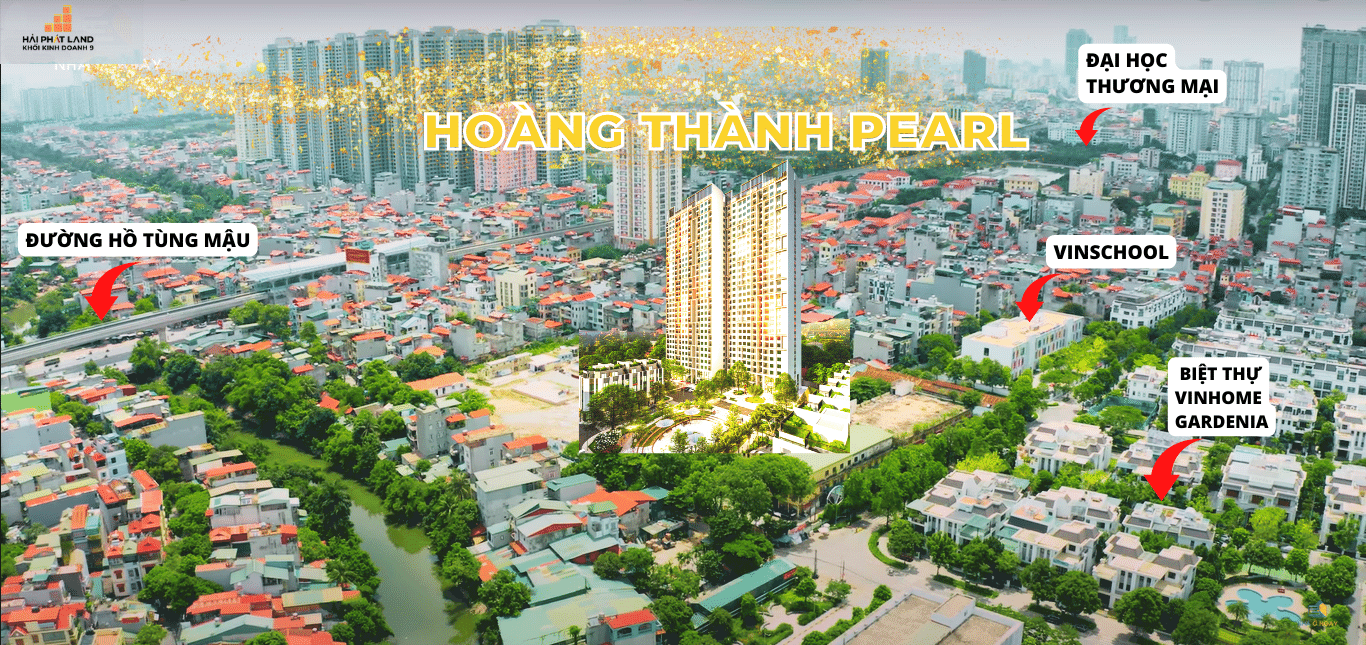 Mua căn hộ Hoàng Thành Pearl - HTLS 0% + Ân hạn nợ gốc đến 2024