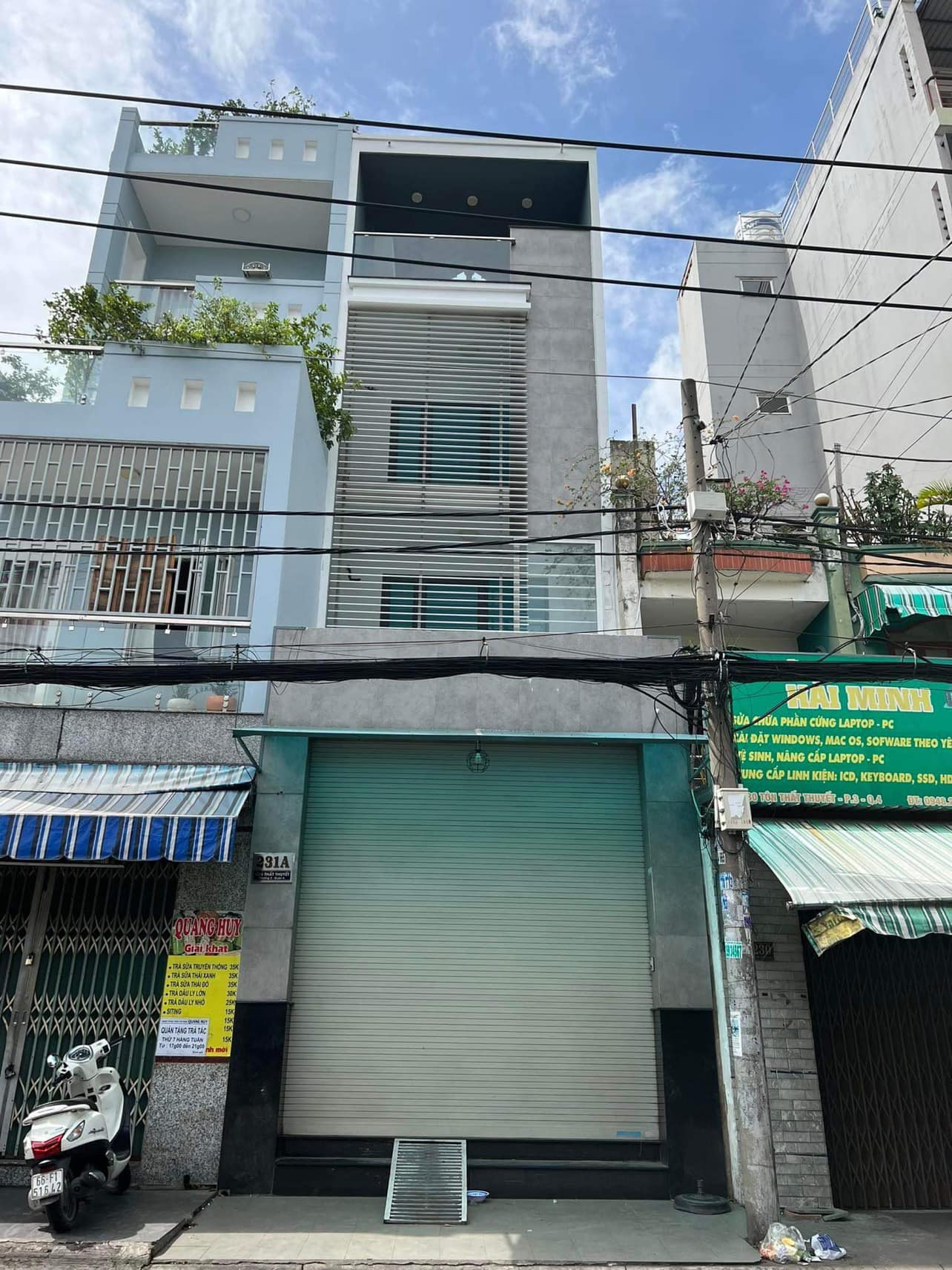 bán mặt tiền tôn thất thuyết quận 4 - 73m2 - 5 tầng - 16 tỷ 500