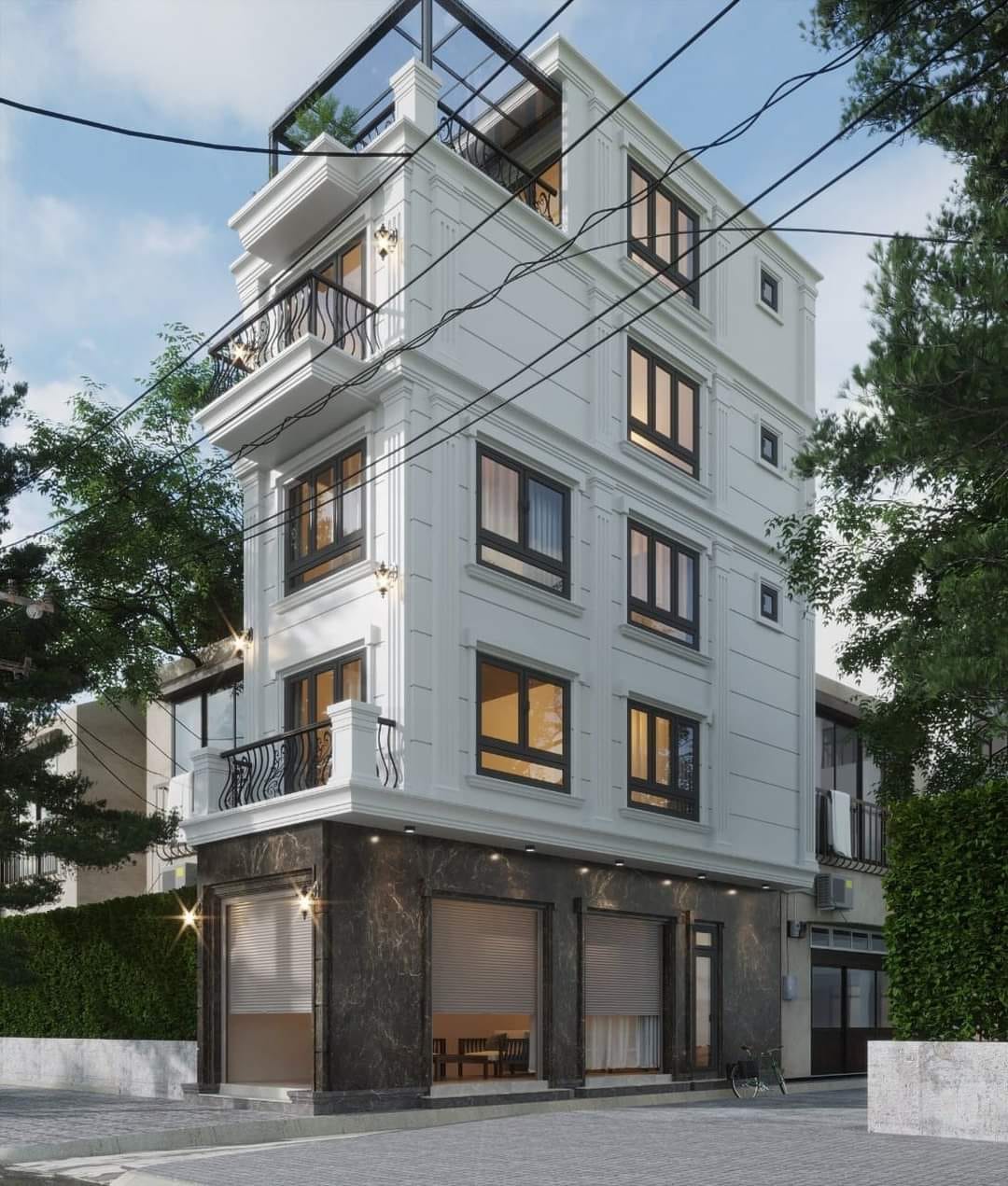 Bán nhà phố Hoàng Đạo Thành, Nhà mới, Lô góc Kinh Doanh siêu đỉnh