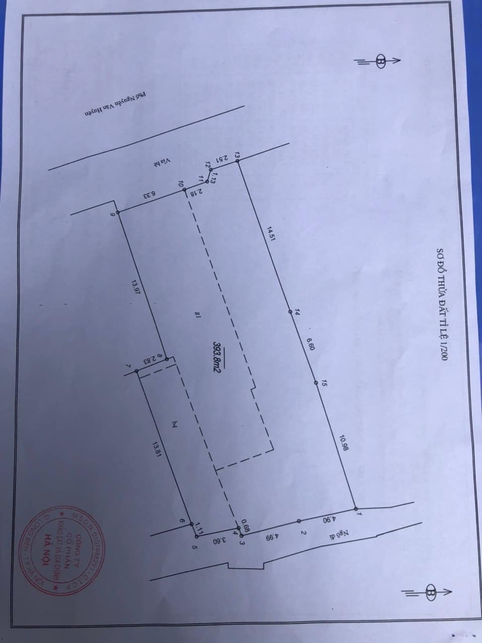 Tòa Văn Phòng 10 Tầng MP Nguyễn Văn Huyên 394M2 FULL THỔ CƯ – Mặt tiền 12M -278 TỶ