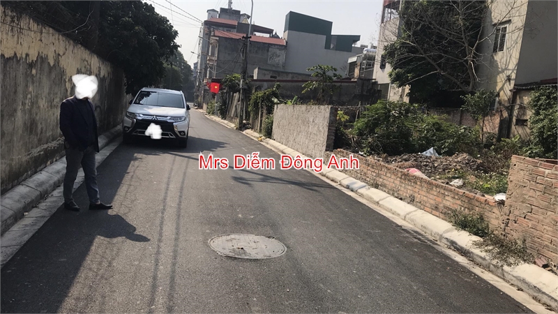 3.3 tỷ, Mrs Diễm cần bán 76m đất mặt tiền rộng Du Nội, Mai Lâm, Đông Anh