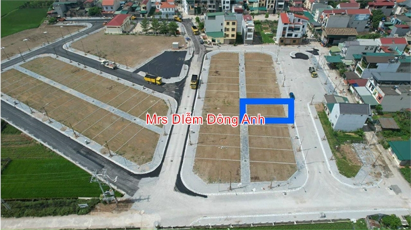 Giá 47 triệu, Mrs Diễm cần bán 90m đất đấu giá Dục Tú, Đông Anh gần đường dẫn cầu Tứ Liên.