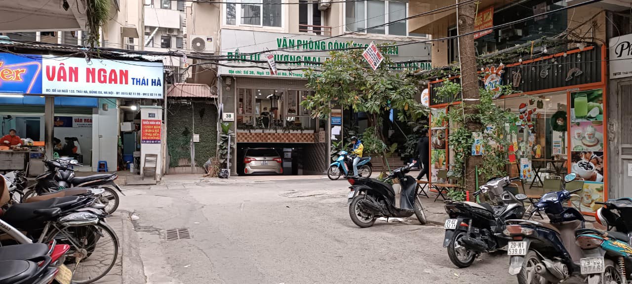 Bán nhà Thái Hà,Đống Đa, lô góc 2 mặt tiền, 90m2x7Tầng, Thang máy, Otô tránh, doanh thu 1,5 tỷ/năm