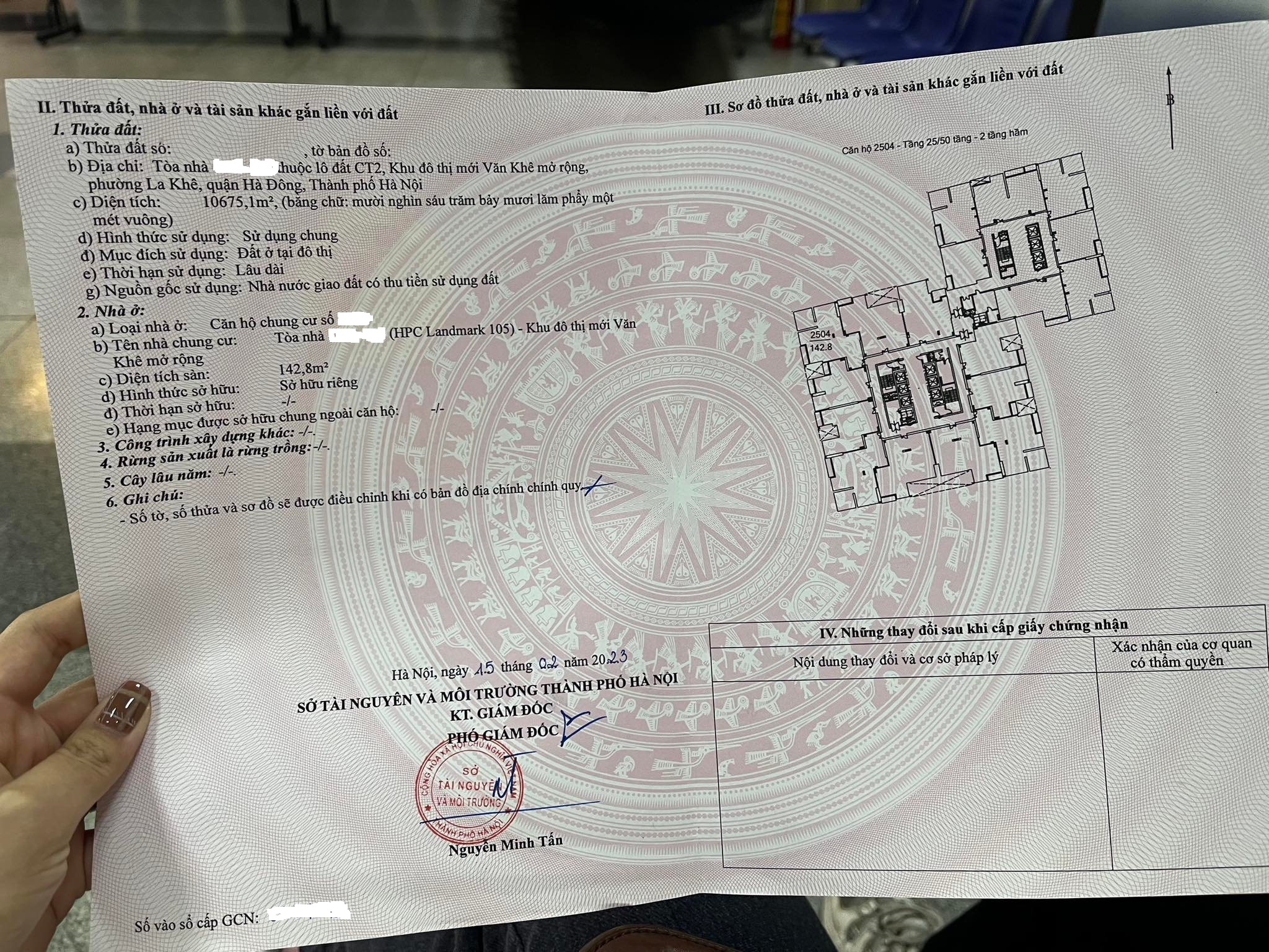 Chỉ 4,8 tỷ Sở Hữu Căn Pen House 4 ngủ nội thất hơn 2 tỷ thuộc toà HPC Landmark 105