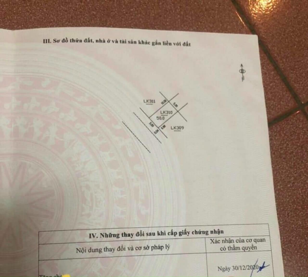 Cần bán gấp mảnh đất Phân lô vỉa hè 50m Dương Nội - Gần Aeon - mặt tiền 5m, không lỗi phong thủy