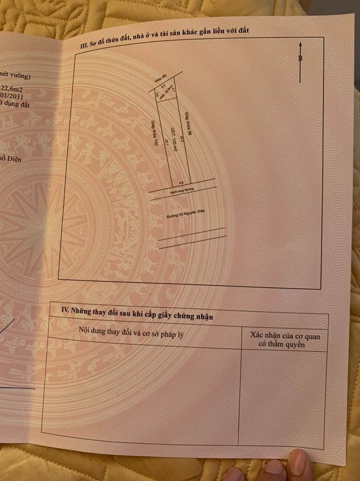 Bán đất tại tổ dân phố 8, phường Him Lam, thành phố Điện Biên Phủ