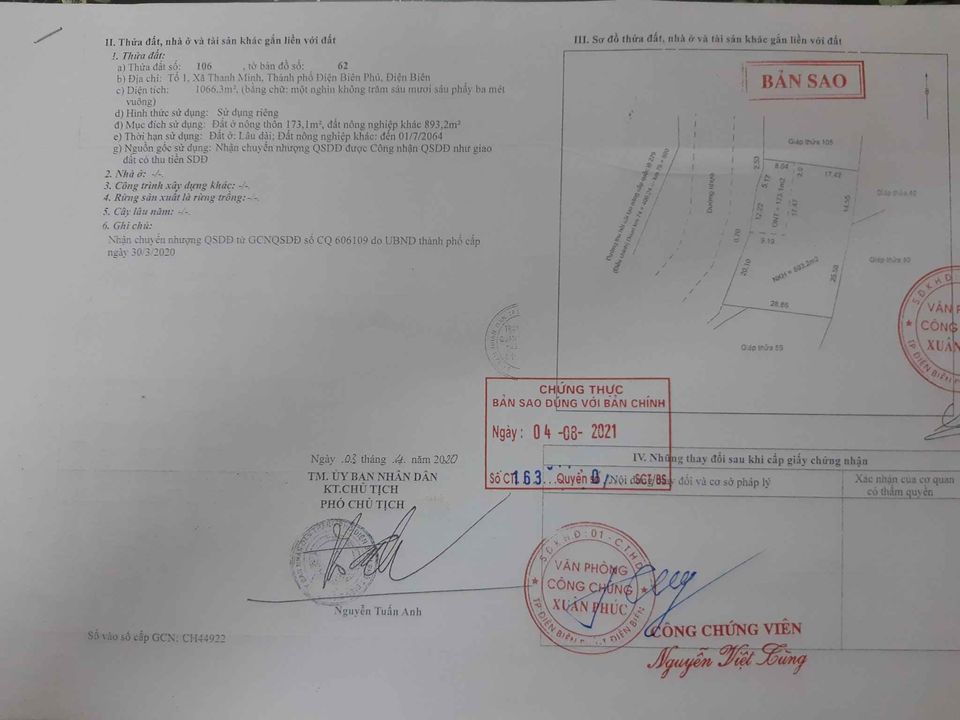 Bán đất đầu thành phố view hồ sau lưng, tổ 1 xã Thanh Minh.
