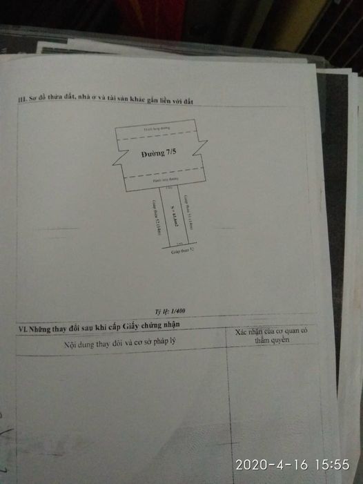 Chính chủ cần bán đất mặt đường 7/5 khu tổ 8, phường Him Lam.