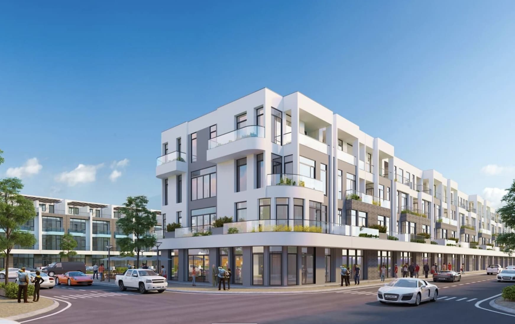Shophouse Đà Nẵng đường Nguyễn sinh Sắc sở hữu được vị trí mặt tiền đắc địa. Shophouse-Da-Nang-7