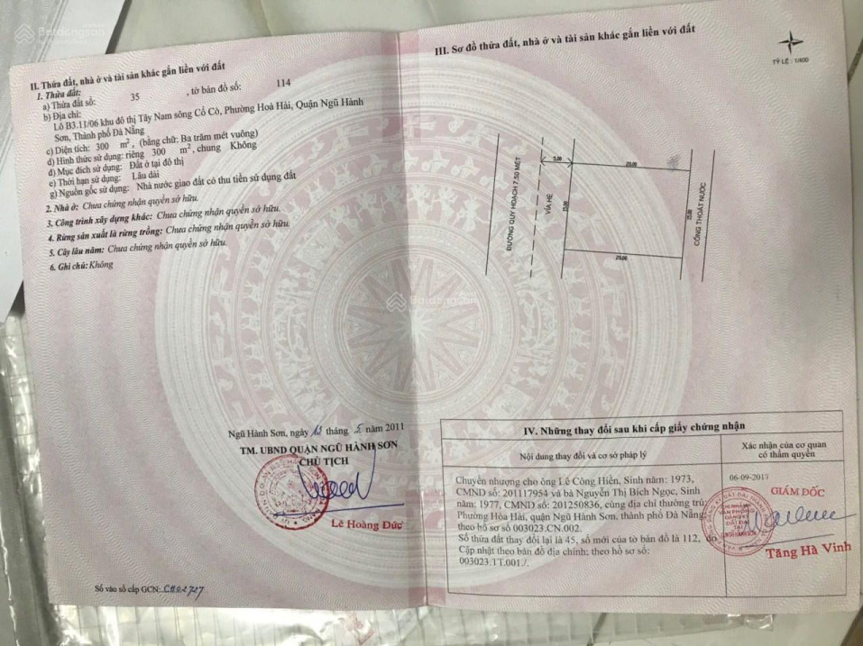 Bán 300m2 Nguyễn Phan Chánh Phú Mỹ An