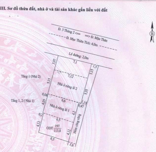 Bán nhà mặt tiền đường Mạc Thiên Tích gần đại học Cần Thơ, đang cho thuê 32 triệu/tháng