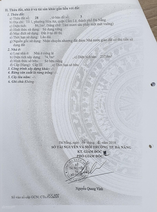 Chính chủ bán nhanh căn nhà Hoà An 8, giá chỉ 3, x tỷ, LH: 0768 690 069