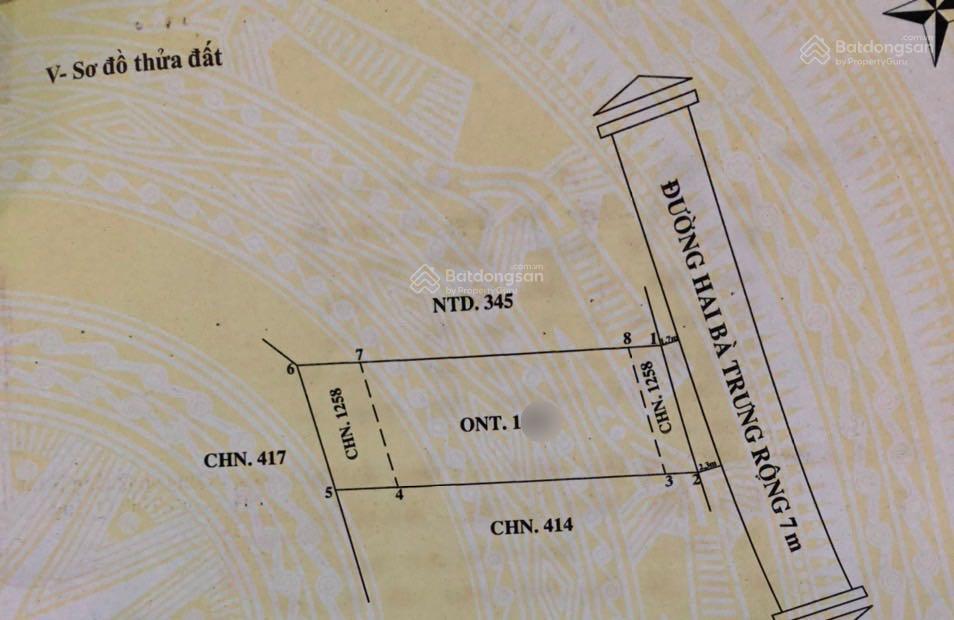 Chính chủ chị Lan cần ra đi MT Hai Bà Trưng, 824m2 giá 37 tỷ