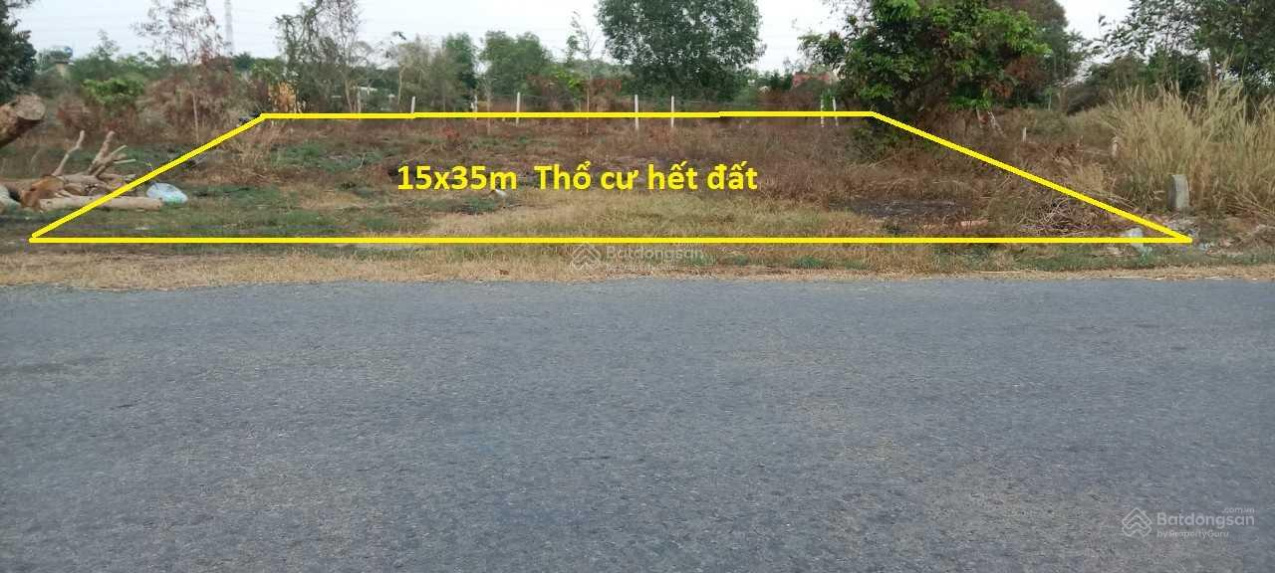 Gò Dầu, Tây Ninh mặt tiền nhựa 15x38m full thổ cư, SHR, giá 1tỉ850