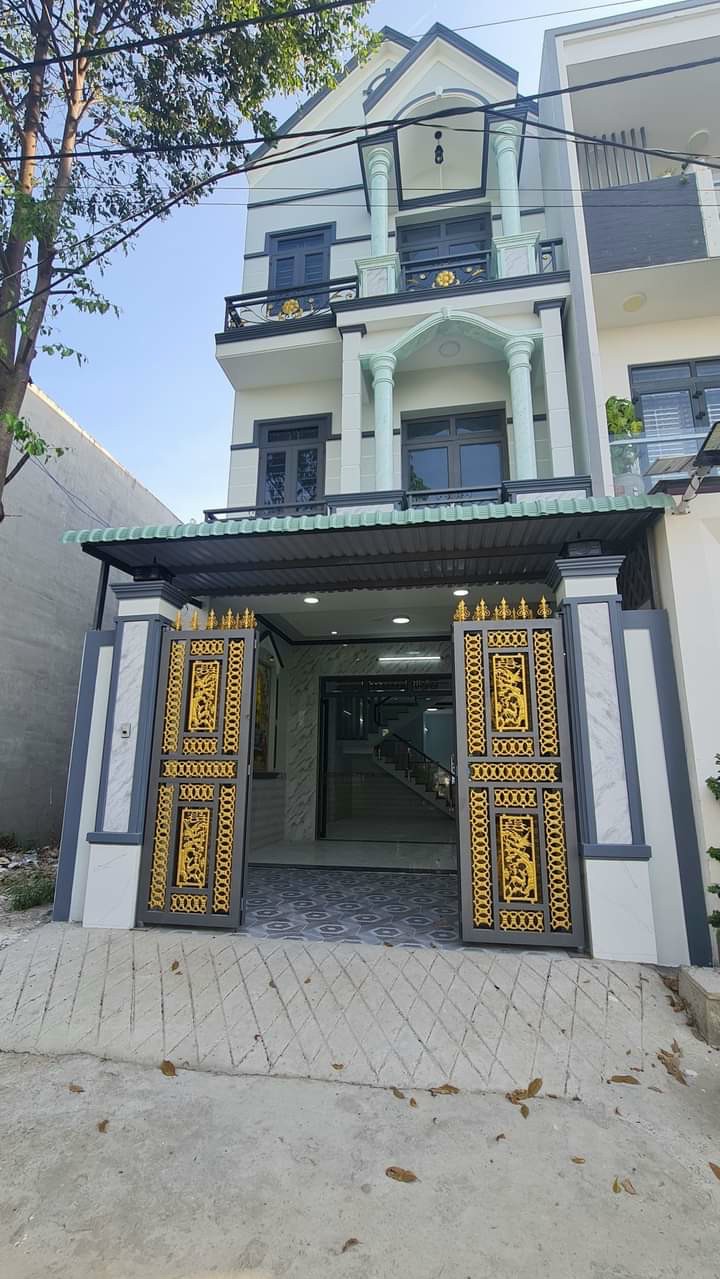 BÁN NHÀ 2 MẶT TIỀN NGÃ BA TÂN KIM, HUYỆN BÌNH CHÁNH, ĐƯỜNG RỘNG 14M, 90M2, 4 TẦNG, 4 TỶ