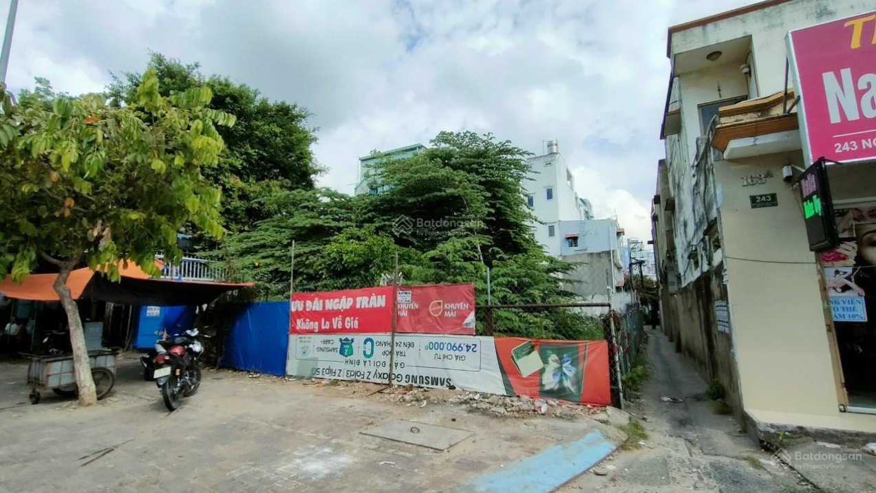 Khuôn đất đẹp góc 2 mặt tiền Nguyễn Thái Sơn và Phan Văn Trị P7 Gò Vấp. DT: 14*30m gía: 60 tỷ TL