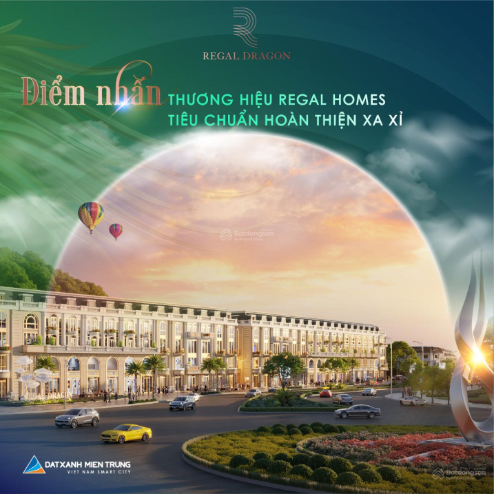 Nhận đặt chỗ Shophouse đẳng cấp 5 sao ngay TTTP Quy Nhơn - Regal Dragon