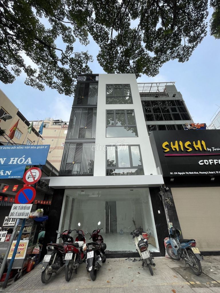 Cho Thuê Nhà MT NTMK Q3 (5,5 x12m) 1T3L 100 Triệu